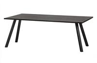 WOOOD Eettafel 'Combi-tablo' 220 x 90cm, kleur Blacknight - thumbnail