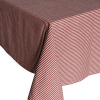 Laura Ashley tafelkleed oxblood rood streep 140x240cm - thumbnail