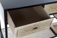 Wandtafel Home ESPRIT Bruin Zwart Hout Metaal 120 x 38 x 80 cm - thumbnail