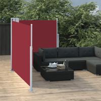 VidaXL Windscherm uittrekbaar 100x600 cm rood - thumbnail