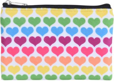 Free And Easy Portemonnee Hartjes Meisjes 13 X 9,5 Cm Polyester
