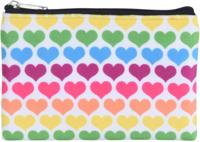 Free And Easy Portemonnee Hartjes Meisjes 13 X 9,5 Cm Polyester - thumbnail
