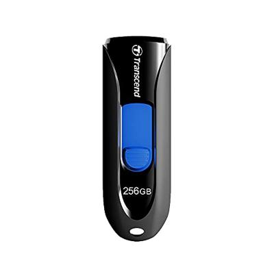 Transcend JetFlash® 790 USB-stick 256 GB Zwart, Blauw TS256GJF790K USB-A 3.1 Gen 1 Transcend JetFlash® 790 USB-stick 256 GB Zwart, Blauw TS256GJF790K USB-A 3.1 Gen 1