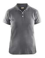 Blåkläder Dames poloshirt piqué 33901050 | Grijs | Maat 3XL - 7330509479438 - thumbnail