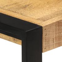 Bijzetkast 120x30x75 cm massief mangohout - thumbnail