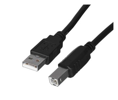 Lanberg CA-USBA-10CC-0018-BK USB-kabel USB 2.0 1,8 m USB B Zwart