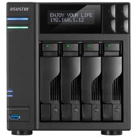 Asustor AS6404T NAS Mini Tower Ethernet LAN Zwart J3455 - thumbnail