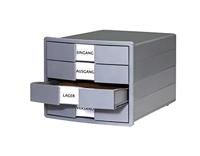 HAN IMPULS KARMA 10128-18 Ladebox Zwart DIN A4, DIN C4 Aantal lades: 4 - thumbnail