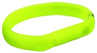 TRIXIE HALSBAND HOND FLASH LICHTHALSBAND USB SILICONE GROEN 70X1,8 CM 2 ST - thumbnail