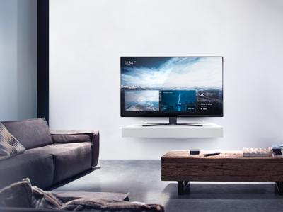 ONE FOR ALL - Vrijstaande tv-standaard 32-65 Solide bereik - 15° kantelen en 90° draaien - Compatibel voor schermen van 32-65''/81-165 cm