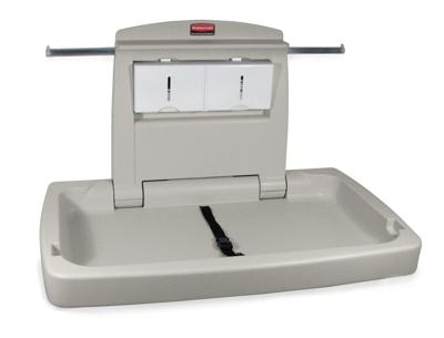 Rubbermaid Rubbermaid babyverschoontafel horizontaal kunststof - grijs - thumbnail