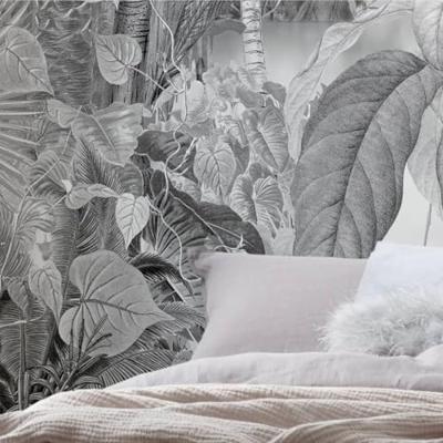 Komar fotobehang lac tropical black & white 200x270 cm