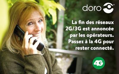 doro 6060 Senioren mobiele telefoon Rood - thumbnail