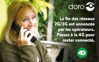 doro 6060 Senioren mobiele telefoon Rood - thumbnail