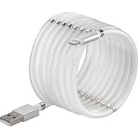 Renkforce TO-6897015 USB-kabel USB 2.0 USB-C stekker, Apple Lightning stekker 2.00 m Wit - thumbnail