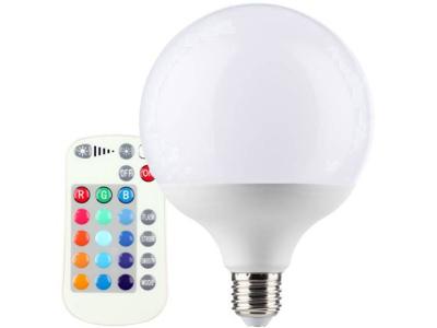 Globe XL LED Lamp E27 met afstandsbediening - 16 kleuren + warm wit - Universeel