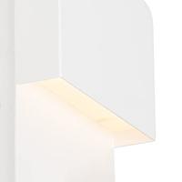 QAZQA Wandlamp wit incl. LED met USB en leeslamp met schakelaar - - thumbnail
