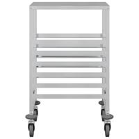 Dienbladenwagen met 6 GN-bakken 39x55x87 cm roestvrij staal - thumbnail