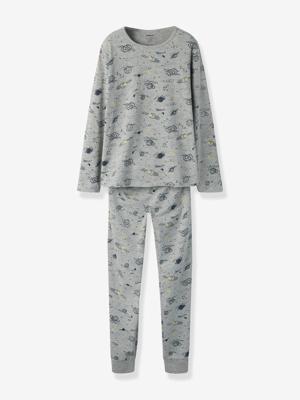 NAME IT pyjama ESPACE voor jongens gemêleerd grijs
