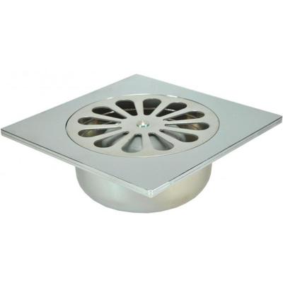 Wiesbaden Chroom ABS doucheput 14x14 onder 40mm