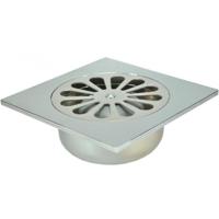 Wiesbaden Chroom ABS doucheput 14x14 onder 40mm - thumbnail