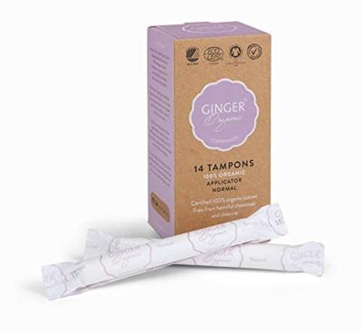 Ginger Organic Tampons Normal Met Applicator Ginger Organic Tampons Normal Met Applicator