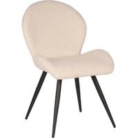 LABEL51 Eetkamerstoel 'Sky' Teddy, kleur Ivory - thumbnail
