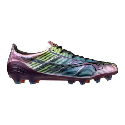 Mizuno Alpha II Japan Gras Voetbalschoenen (FG) Zilver Zwart Blauw Mizuno Alpha II Japan Gras Voetbalschoenen (FG) Zilver Zwart Blauw