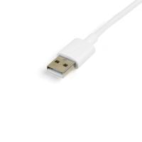 StarTech.com Apple Lightning- of Micro USB-naar-USB-kabel - 1 m, wit - thumbnail