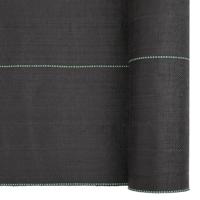 Worteldoek 1x25 m polypropeen zwart - thumbnail