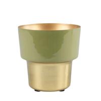 Countryfield bloempot madina s olijfgroen 10 cm | 12 stuks - thumbnail