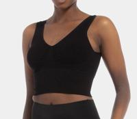 Magic Bodyfashion Maagband BH - Bamboe comfort Shape bra - Lange bh Top - Buik corrigerend - XL - Zwart- Corrigerend ondergoed - XL- Corrigerend - - thumbnail