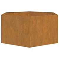 Plantenbak roestig 90x90x45 cm cortenstaal - thumbnail
