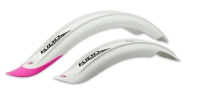 Simpla spatbordenset Kido Short 16   18 inch wit/roze