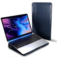 Dux Ducis - Sleeve hoes met standfunctie - MacBook 15 inch - Blauw - thumbnail