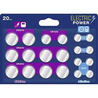 Electric Power Knoopcelset elk 2 x LR43, LR54, CR1620, CR2016 en 4 x LR44, CR2025, CR2032 - thumbnail