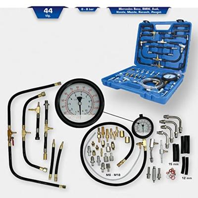Brilliant Tools BT581400 Benzindruck-controleset, 0 - 10 bar, 44-delig Brilliant Tools BT581400 Benzindruck-controleset, 0 - 10 bar, 44-delig