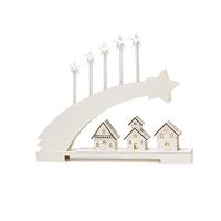 Konstsmide 3284-210 Kerstboog Ster Warmwit LED Wit - thumbnail