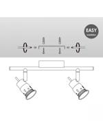 Light depot - LED opbouwspot Cilindro 2L - zwart - Outlet - thumbnail