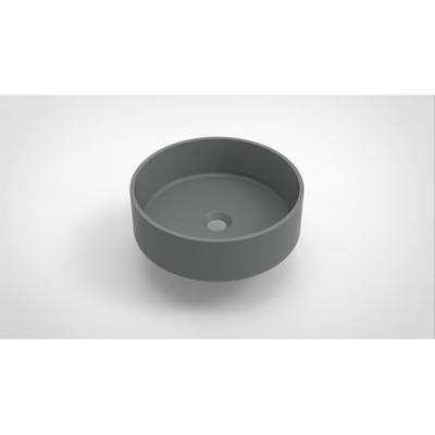 Opbouw Waskom Arcqua Case Rond 40 cm Mat Grijs Arcqua