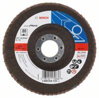 Bosch Accessories 2608606718 X551 Lamellenschijf Diameter 125 mm Boordiameter 22.33 mm Korrelgrootte (num) 80 Staal 1 stuk(s) - thumbnail