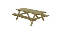 Picknicktafel 230 cm Talen Buitenmeubelen - Talen buitenmeubelen - thumbnail