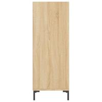Dressoir 34,5x32,5x90 cm bewerkt hout sonoma eikenkleurig - thumbnail