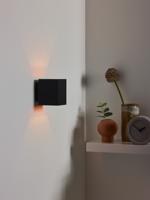 Lucide XERA - Wandlamp - 1xG9 - Zwart - thumbnail