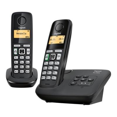 Gigaset AL220A Duo Analoge-/DECT-telefoon Zwart Nummerherkenning