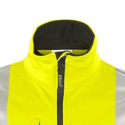 Prevent Veiligheids-softshelljack | maat M | geel | 96 % PES / 4 % EL | 1 stuk - 8060G/M 8060G/M