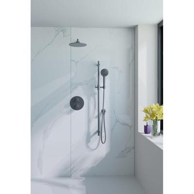 Fortifura Calvi Inbouw Regendoucheset - rond - thermostatisch - wandarm - glijstang - 25cm hoofddouche - handdouche rond - gladde doucheslang - Geborsteld Gunmetal PVD SW720556/SW720563/SW721165/SW721170/SW1183047/SW76 Fortifura Calvi Inbouw Regendoucheset - rond - thermostatisch - wandarm - glijstang - 25cm hoofddouche - handdouche rond - gladde doucheslang - Geborsteld Gunmetal PVD SW720556/SW720563/SW721165/SW721170/SW1183047/SW76