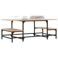 Salontafel 100x50,5x40 cm bewerkt hout sonoma eikenkleurig - thumbnail