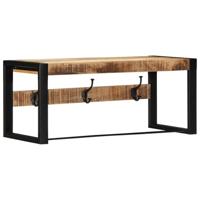 VidaXL Kapstok 80x35x35 cm massief ruw mangohout - thumbnail