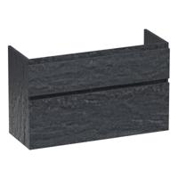 Brauer Delight - Onderkast Ondiep - 100 cm - met 2 Softclose Lades Greeploos en 1 Sifon Uitsparing - Damascus - thumbnail